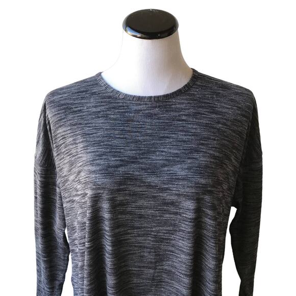 Lululemon Heathered Black City Bound RULU Long Sleeve Top - Picture 3 of 10